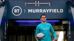 Feliz. Bofelli, el goleador del ciclo Cheika cumplirá en Murrayfield su test número 50.