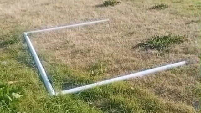 La escuela de fútbol infantil El Podio sufrió otro hecho de vandalismo.