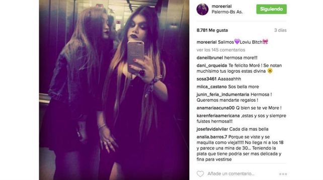 Morena Rial sigue sorprendiendo con sus selfies frente al espejo Morena Rial sigue sorprendiendo con sus selfies frente al espejo