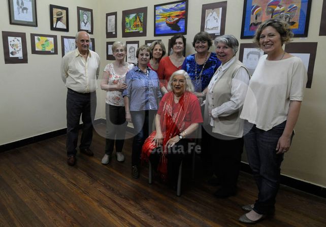 Alumnos del Taller Arte y Bienestar