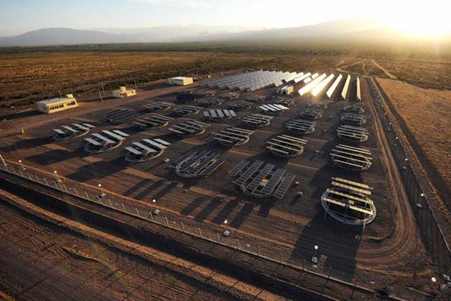 Pionera. Las dos primeras plantas fotovoltaicas del país están en San Juan.