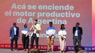Pullaro en el discurso de Expoagro.