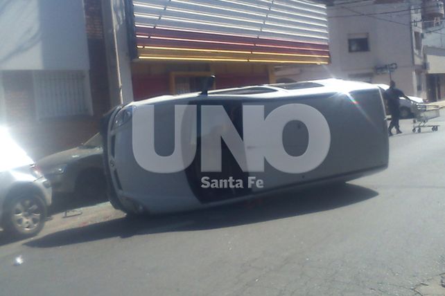 Espectacular vuelco en el sur