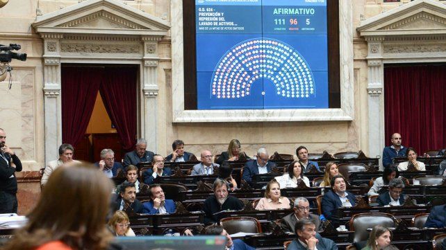 El Frente de Todos logró la media sanción del proyecto contra el lavado de activos.&nbsp;