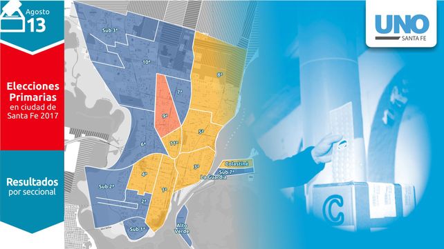 Así votó la ciudad de Santa Fe en la categoría de concejales