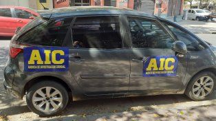 Uno de los vehículos secuestrados a los detenidos durante los operativos del lunes pasado.