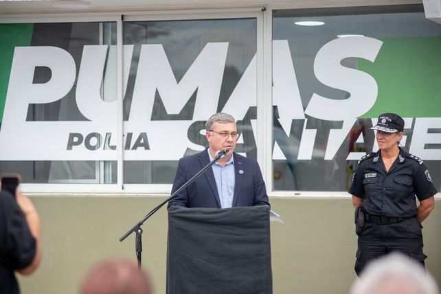 Inauguraron un puesto de seguridad y sede operativa de Los Pumas en Timbúes