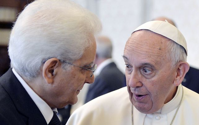 Emergencia. Mattarella y Francisco