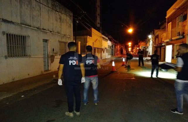 Imágenes del lugar del homicidio.