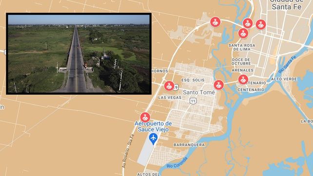 Fuerte operativo de tránsito en el ingreso a la ciudad por Autopista por el corte del Carretero.