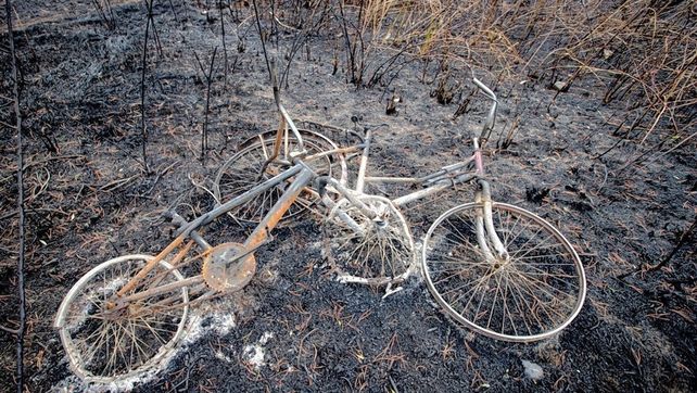 El resultado de los incendios forestales en la zona de El Bolsón.