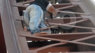 Pescadores de Alto Verde protestaron en la zona del Puente Colgante