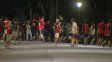 Agredieron a periodistas que cubrían la manifestación de los hinchas de Newells
