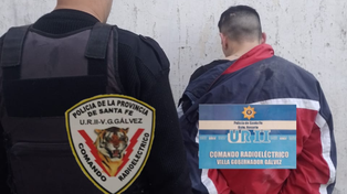 El hombre detenido con el teléfono robado a una maestra en Villa Gobernador Gálvez.