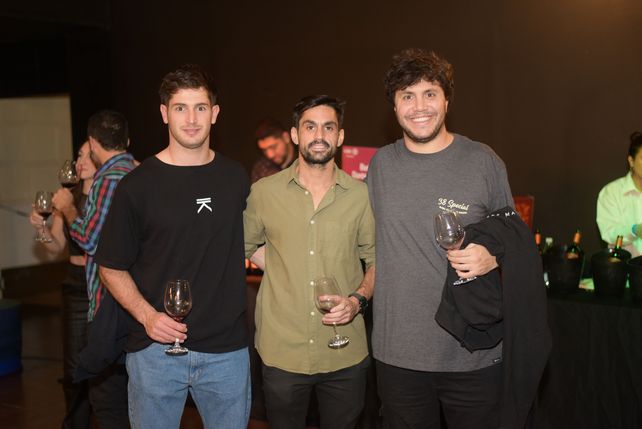Alexis Pérez, Tomás Mascali y Christian Garciandía