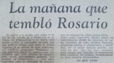 Fragmento de la tapa del Diario La Capital del 24 de noviembre de 1977. Fragmento de la tapa del Diario La Capital del 24 de noviembre de 1977.