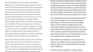 La hija de Carlos Baldomir: Hoy empieza mi vida
