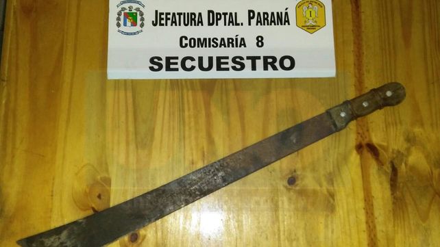 El loco del machete. Así le decían los vecinos