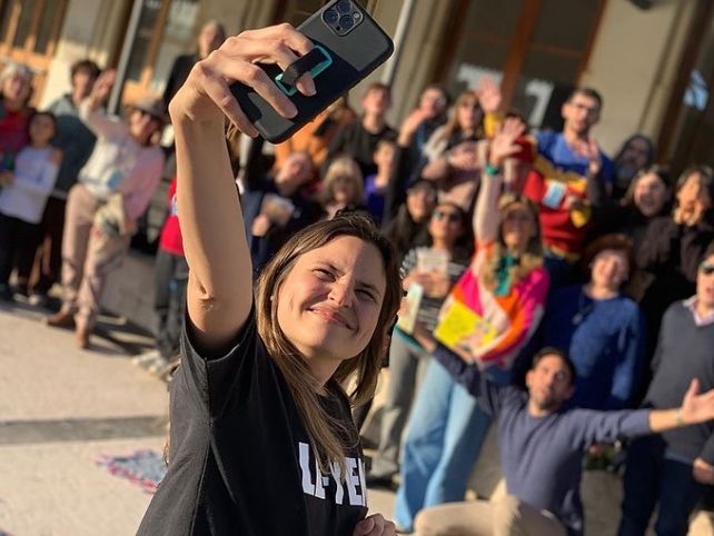 La chica de Mataderos también hace encuentros en vivo con los lectores.