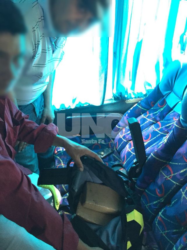 Incautaron casi cuatro kilos de marihuana en la terminal de Las Toscas