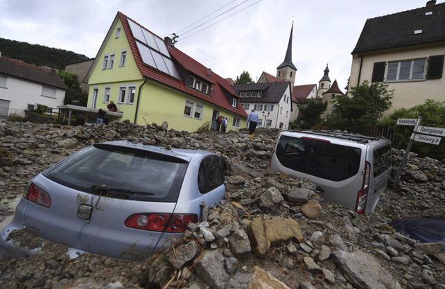 Graves inundaciones en el sur de Alemania