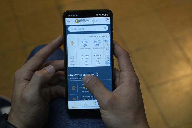 Una de las consultas que más reciben los especialistas es sobre el porcentaje de probabilidad de lluvias.