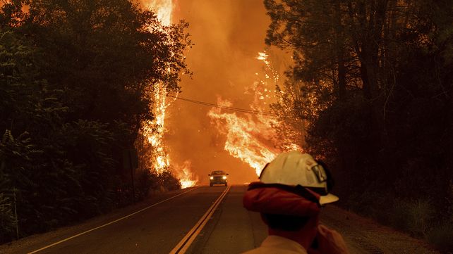 Incendios forestales fuera de control azotan grandes regiones de California