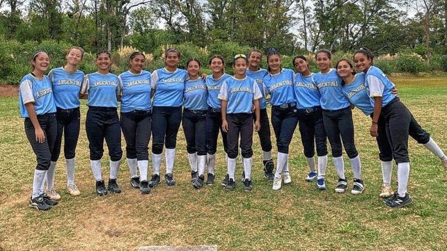 Las chicas del sóftbol de Argentina listas para el viaje