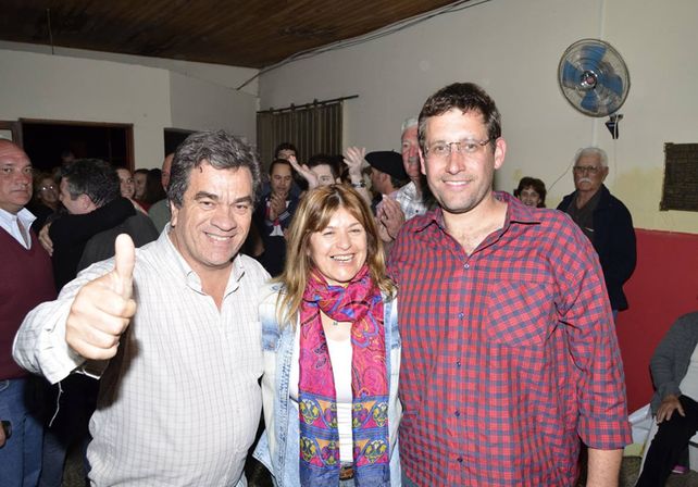 Festejos en la UCR. La candidata massista de Viale