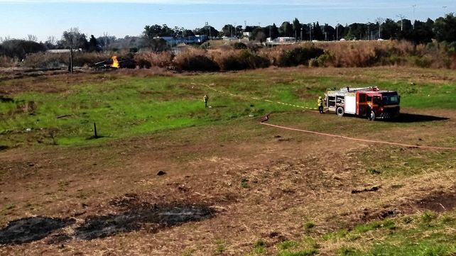 Incendio en cañaveral cerca del túnel preocupa por perdida de gas&nbsp;