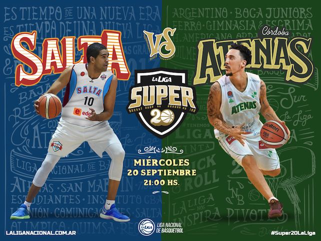 Salta Basket y Atenas de Córdoba abren la Liga Nacional de básquet