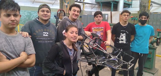 El grupo de estudiantes