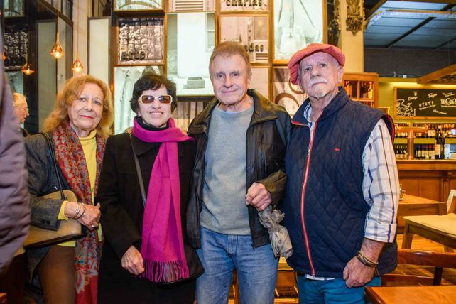 Martha Magnani,  Marita Guintel, Arnoldo Gualino y Bernardo Conde Narbaiz Elia.