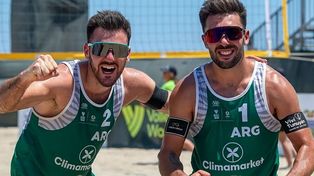 Aveiro/Amieva se consagraron campeones en el Pro Tour en la etapa de Bélgica.