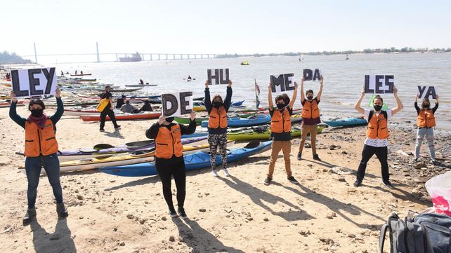 Caravana náutica por la Ley de Humedales