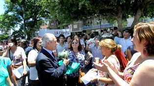 En su último día de gestión, Barletta se despidió de sus funcionarios y de su personal