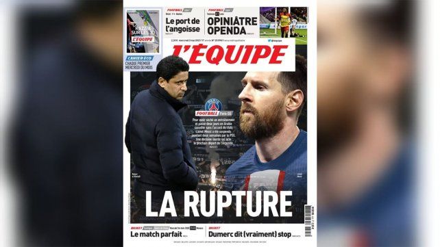 Lionel Messi suspendido en PSG: las repercusiones en medios franceses y españoles