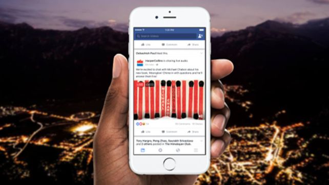 Facebook lanza nueva función para emitir audio en vivo
