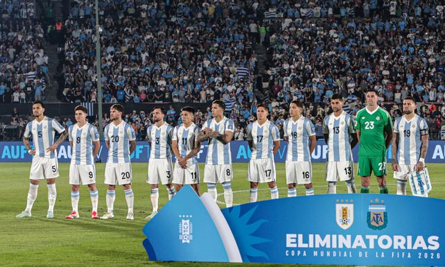 En la última doble fecha de eliminatorias, la selección argentina ganó también en Uruguay. Fue 1-0.
