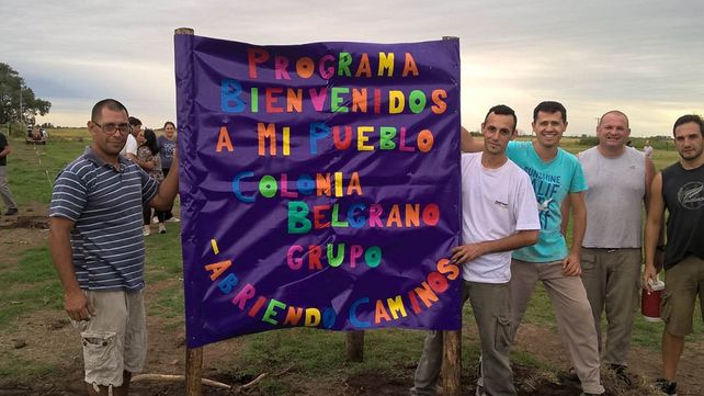 Colonia Belgrano. Aquí se dio el primer paso en 2019 y se instalaron 25 familias gracias al programa.