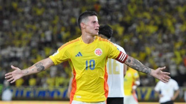 James Rodríguez disputará su tercer Mundial con Colombia.