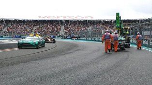El accidente de este sábado de Alonso en la Fórmula 1.