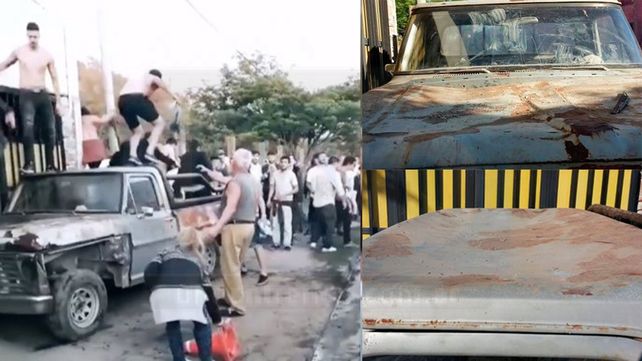 Paraná: Un grupo de jóvenes destrozó una camioneta a la salida de un boliche