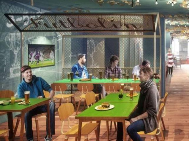 Una recreación del restaurante que abrirán los hermanos Messi.