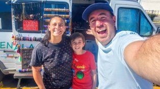 Jorgelina, Tomás y Diego, la familia que partió de Rosario para el mundo.
