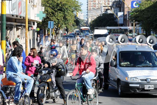 Una manifestación que llenó de color