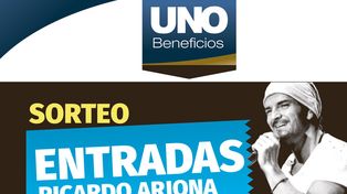Beneficios UNO sortea entradas para ver a Ricardo Arjona