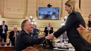 Felipe Michlig fue reelecto como presidente provisional del Senado santafesino