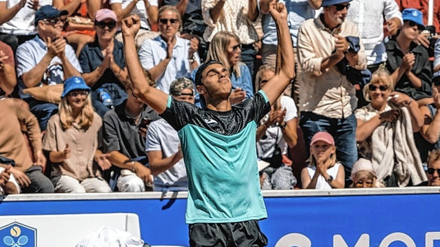 Francisco Cerúndolo celebró en Bastad su primer título ATP