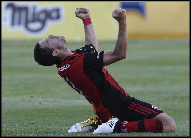 El 23/10/2016 con un gol suyo, y sobre la hora, Newell